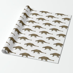 Papel De Presente Ilustração de desenho animado de Ankylosaurus