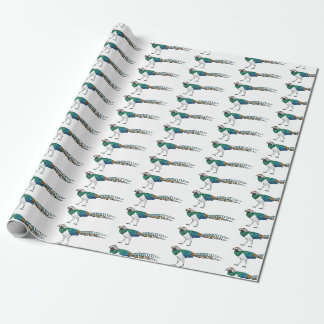 Papel De Presente Ilustração de desenho animado de pássaros faisão d