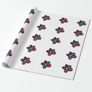 Papel De Presente Ilustração de flor