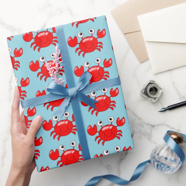 Papel De Presente Ilustração do Cartoon Vermelho (Presentear)