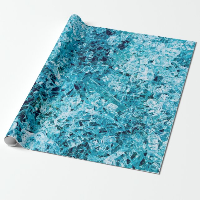 Papel De Presente Ilustração teal (Desenrolado)