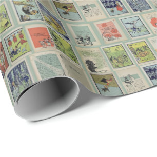 Papel De Presente Ilustrações de W. W. Denslow O Mágico de Oz