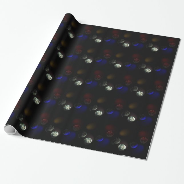 Papel De Presente Imageador de Cristal Colorido (Desenrolado)