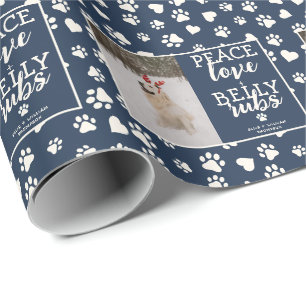 Papel De Presente Imagem de Cachorro Engraçada Personalizar Foto de