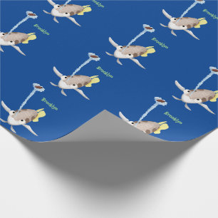 Papel De Presente Imagem de desenho animado de Arquerfish em Cute