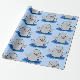 Papel De Presente Imagem de desenhos animados de propósito feliz e