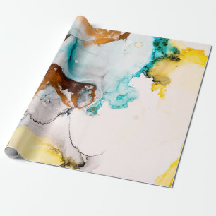 Papel De Presente Imagem Decorativa. Tinta Decorativa. Tinta alcoóli
