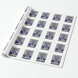 Papel De Presente Imaginem Trump Atrás de Bares