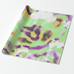 Papel De Presente Impressão animal africano. Fundo Africano Exótico.