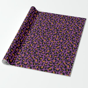 Papel De Presente Impressão Animal Leopardo para Chás de Casanova Se