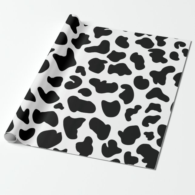 Papel De Presente Impressão Animal, Padrão De Oferta De Impressão De (Desenrolado)