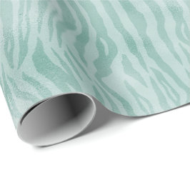 Papel De Presente impressão bonito de hortelã