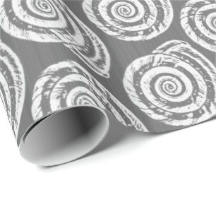 Papel De Presente Impressão, Cinzas / Cinzas e blocos de aço espiral