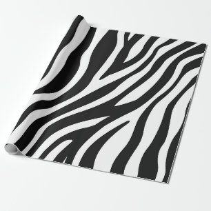Papel De Presente Impressão da zebra