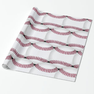 Papel De Presente Impressão de basebol