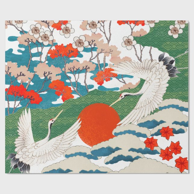 PAPEL DE PRESENTE IMPRESSÃO DE GROU JAPONÊS (Aberto)