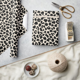 Papel De Presente Impressão de Leopardo