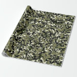 Papel De Presente Impressão de Padrão de Camuflagem de Creme Preto V<br><div class="desc">papel de embrulho</div>