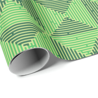 Papel De Presente Impressão de Tela de Correção Maze