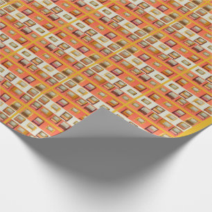 Papel De Presente impressão de televisores de 1956