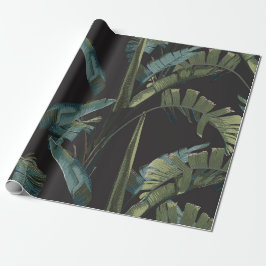 Papel De Presente Impressão de Verão. Floresta da selva.