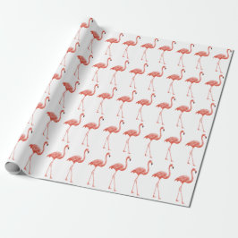 Papel De Presente Impressão do flamingo