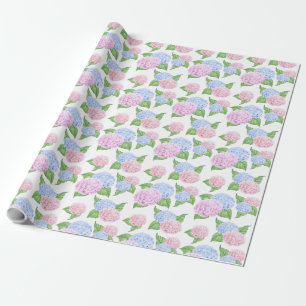 Papel De Presente Impressão do Hydrangea