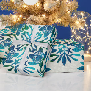 Papel De Presente Impressão Honu (tartaruga-do-mar)