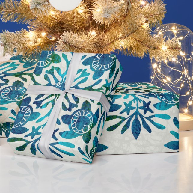 Papel De Presente Impressão Honu (tartaruga-do-mar) (Feriados)