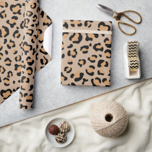 Papel De Presente Impressão Leopardo, Manchas Leopardo, Leopardo Cas