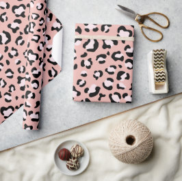 Papel De Presente Impressão Leopardo, Manchas Leopardo, Leopardo Ros