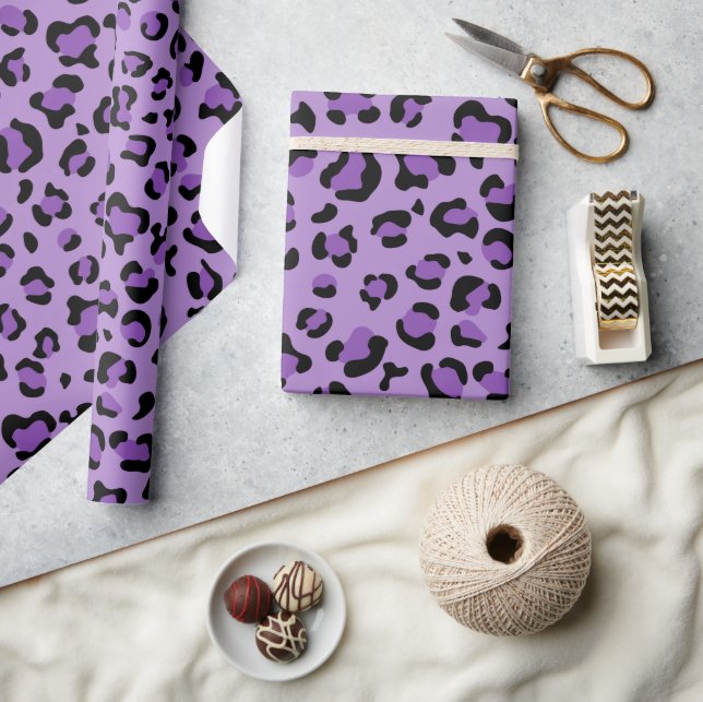 Papel De Presente Impressão Leopardo, Manchas Leopardo, Leopardo Rox (Artesanato)