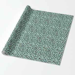 Papel De Presente Impressão leopardo, padrão animal