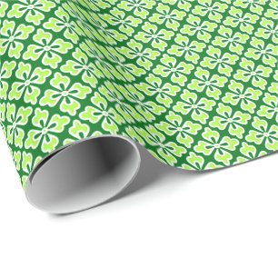 Papel De Presente Impressão quimono, limão e verde-lombo