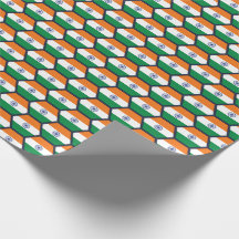 Índia Flag Honeycomb Wrappaper