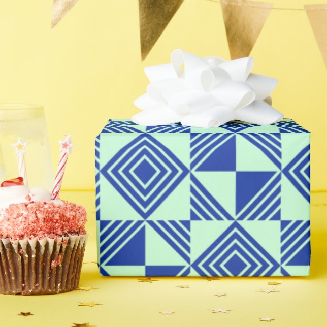 Papel De Presente Inicial Colorida Caprichosa Brilhante Casamento (Festa de aniversário)