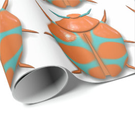 Papel De Presente Inseto inseto de besouro fofo