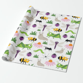 Papel De Presente Insetos