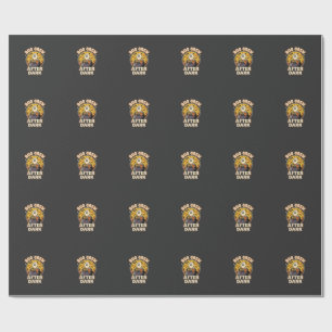 Papel De Presente Insígnia da Turma do Boo de Halloween