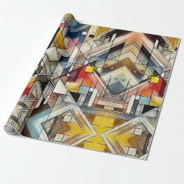 Papel De Presente Inspirado na arquitetura