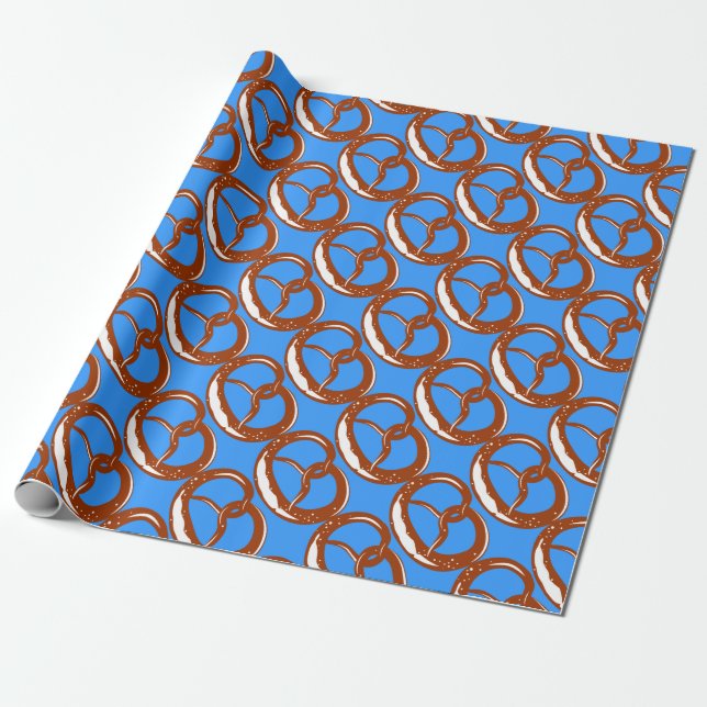 Papel De Presente Inspirado na Baviera (Desenrolado)