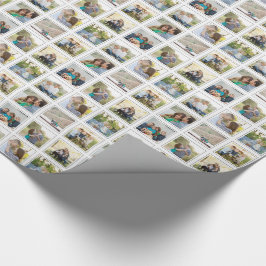 Papel De Presente Instagram Nove Fotos Quadradas Quadros Pretos Clás