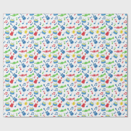 Papel De Presente instrumento musical
