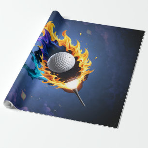 Papel De Presente Intensidade de chama: A bola de golfe em ação