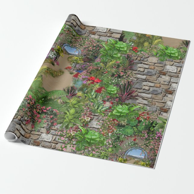 Papel De Presente Interior, Natureza ao ar livre em Sangue (Desenrolado)