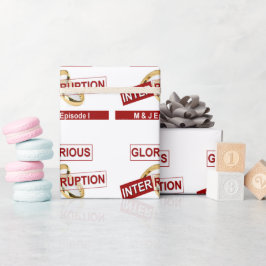 Papel De Presente Interrupção Gloriosa: Um Ouro Começando