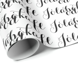Papel De Presente Inundação preta branca do livro do roteiro de