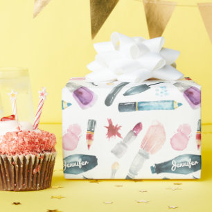 Papel De Presente Invólucro de Aquarela