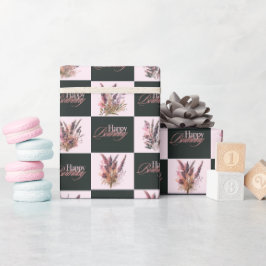 Papel De Presente Invólucro de presente de Design lavanda