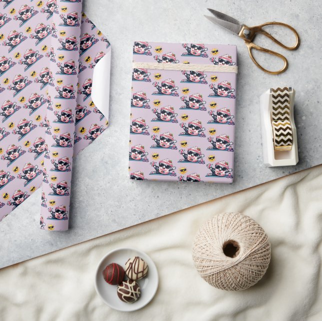 Papel De Presente Iogurte Pilates  (Artesanato)